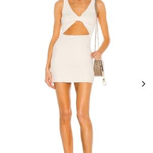 Chels Mini Dress in Ivory